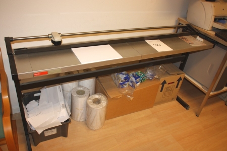 Papirskæremaskine, OCE 913. Skærebredde ca. 1600 mm