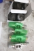 4 ventiler + diverse rustfri dele med videre, GEMÜ DN 15, 20, poleret, syrefri