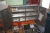 Work bench, 2000x780 mm + vice + drawer + tool panel + content, including Tooling