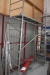 Rolling scaffolding, Zarges, working height approx. 5 m + 4 outriggers