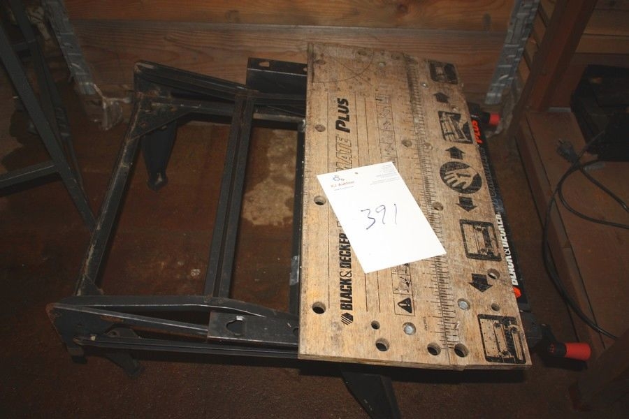 Fodgænger unse Kanin Arbejdsbord, Black & Decker Toolmate, stand ukendt - KJ Auktion -  Maskinauktioner