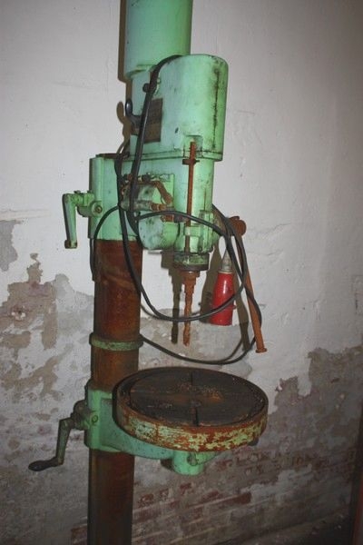 Drill press, Arboga, type F135, clamping surface, adjustable height