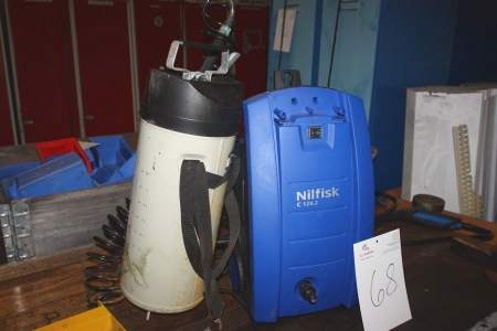 Pressure Washer, Nilfisk C120.2 + hand pump