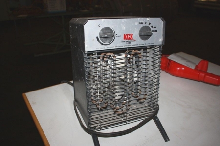Electric fan heater, KGK 3000 + work lamp