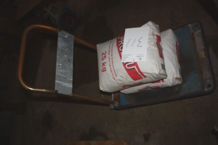 Trolley + 2 bags of cement, Probat, 25 kg