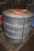 Pallet with 4 truck tires on rims, Michelin Redial IOR 225