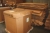 Pap container, B109 L120 H100 – ca. 24 stk. Incl. træpaller til hver container (samlet og usamlet)