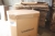 Pap container, B109 L120 H100 – ca. 27 stk. Incl. træpaller til hver container (samlet og usamlet)