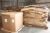 Pallet Corrugated Boxes, W 109 L 120 H 100, qty. app. 55 i two piles, (assembled and unassembled) including wooden pallets for each container