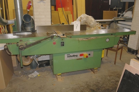 Planer, Schelling A-41, year 1983, serial number 101883-12, planing width 410 mm, with emergency stop