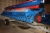 Fiona 8 meters seed drill consisting of 2 x Euro SR 4.00 meters á series number: 33 pcs, row spacing, 12 cm, hopper, 870 liters. Mounted on a rotating carriage with hydraulic raise / lower function. Mulder WAGENBOUW