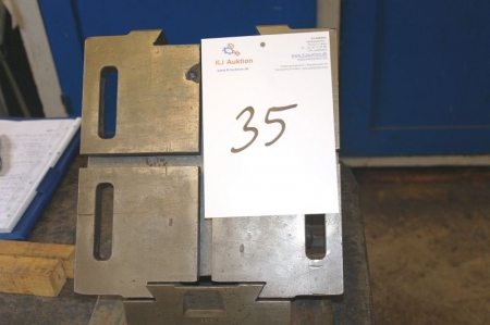Clamping surface with degrees scale