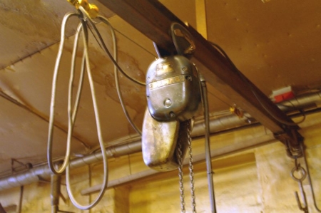 Electric hoist, Demag, 250 kg.
