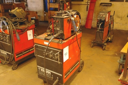 Welding machine, AGA / Kemppi RA 350 with FU 10 box