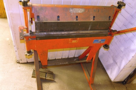 Folding machine, Cidan 650 x 2 mm