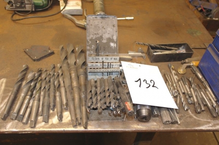 Lot various drills + reamers