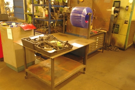 Welding surface on wheels with winder