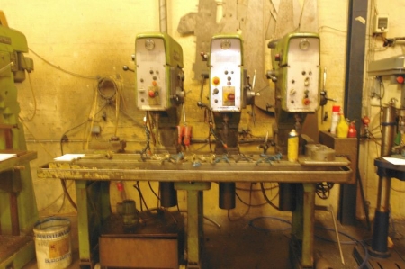 Rækkeboremaskine, Alzmetall med 3 boreenheder, Type. AB3ESV