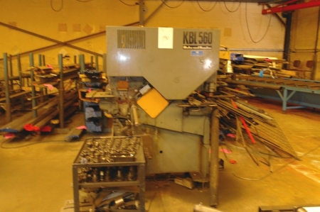Profiljernsklipper, Muhr/Bender, KBL 560 + rullebord med div. værktøjer