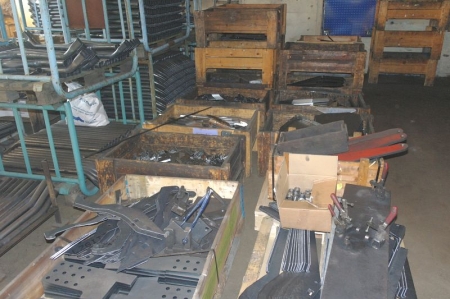 Large lot welding fictures + various semi-finished products, etc.