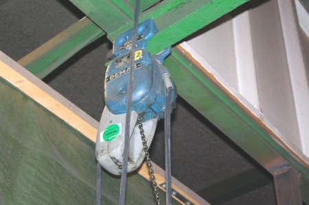 Electric hoist, Demag, 125 kg