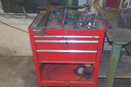 Tool Trolley, International, containing various Tooling