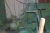 Dypmalingsanlæg + pumpe + talje samt rest i malingsrum (grønt rum)