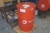 Drum with 208 liters of hydraulic oil, unbroken