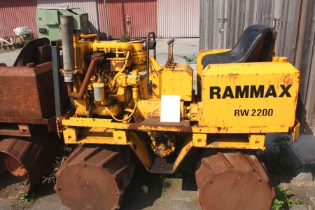 Vejtromle, sid-ind, Rammax RW2200, SN 1088., 2200 kg