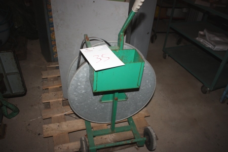 Strapping cart, plastic