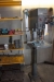 Pillar Drill, Solid B15S with machine vise + shelving + board etc.