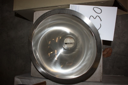 Steel Bowl without overflow, ø approx. 290 mm