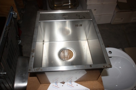 Stainless steel sink, Cico, ca. 38x470 mm. Archive photo