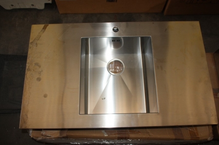 Stainless steel sink, Steel Hour, exterior dimensions approx. 1000x600 mm