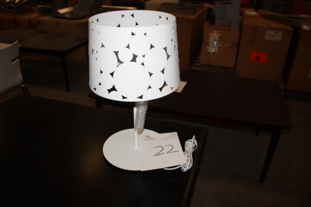 Table Lamp, La Creu. Diffuser in white metal