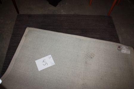 Carpet, Troika dk.grey, ca. 170x240 cm. Handmade in India