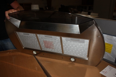 Kitchen hood, Faber Disco HIP, chromium steel, 90 cm. Archive photo