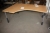 Corner desk, Kinnarps, height adjustable, approx. 1800 x 1200 mm
