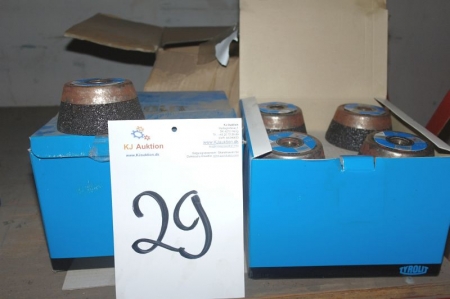 3 boxes Tyrolit cup grinding wheels