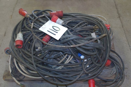 Pallet with cable
