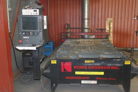 CNC flame cutting Koike Aaron. Power max 1650 G3 series with Reno keel