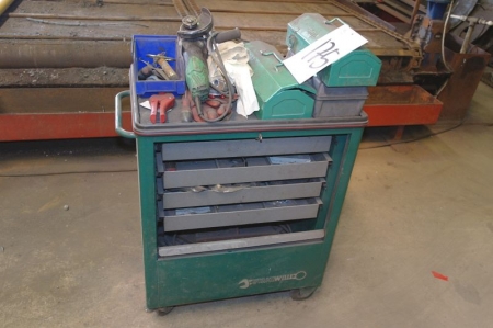 Tool Trolley containing various Tooling
