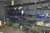 5 section steel rack containing various electric parts + rivets + screws + bolts, etc. Less lot 83