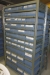 2 span Bito steel rack with selection boxes