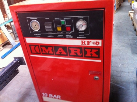 Skruekompressor, Mark, 11 kW. Driftstimer: 8531