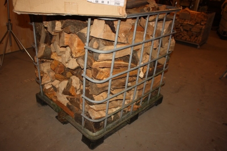 Pallet with wood