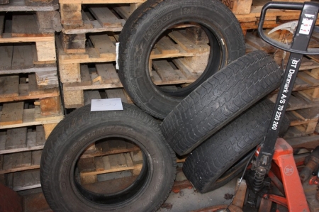 4 tires Kleber, 195 70 R15, Radial, M + S. Used