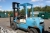 Forklift truck, Toyota FD 40 1261S. 6-cyl. Diesel. Lifting capacity 4000 kg. Lifting height: 4500 mm. Free sight mast. Hydraulic fork positioners. Hours: 6941. Needs 2 new batteries and service the throttle cable