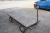 Pull cart with rubber wheels