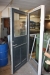 Exterior door, wood-aluminum. Frame size: height approx. 212 cm. Width approx. 103.50 cm
